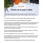 Charte de la Paix à table