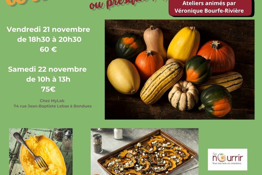atelier sur la cuisine des courges